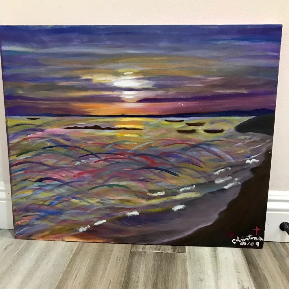 My Painting Dreamy Ocean Waves